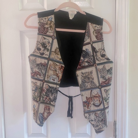 Jackets & Blazers - ✨VINTAGE CAT VEST